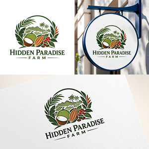 Logo Design by Virtuoso_designs for Hidden Paradise Farm | Design: #37719237