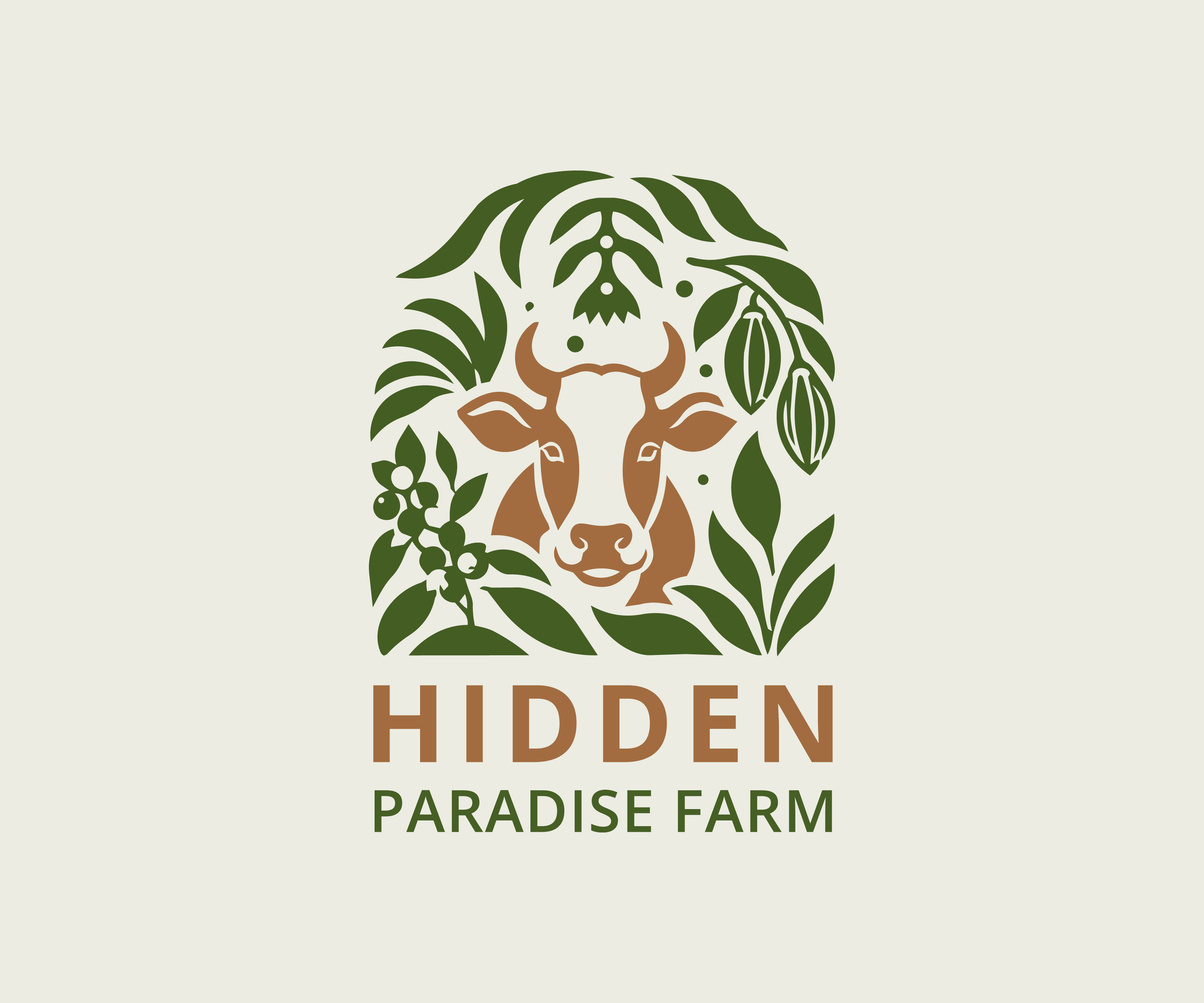 Logo Design by Marcela Alberti for Hidden Paradise Farm | Design #37727587