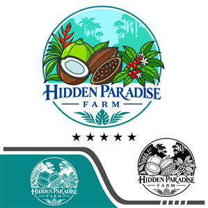 Logo Design by Giga Rizky for Hidden Paradise Farm | Design: #37729955