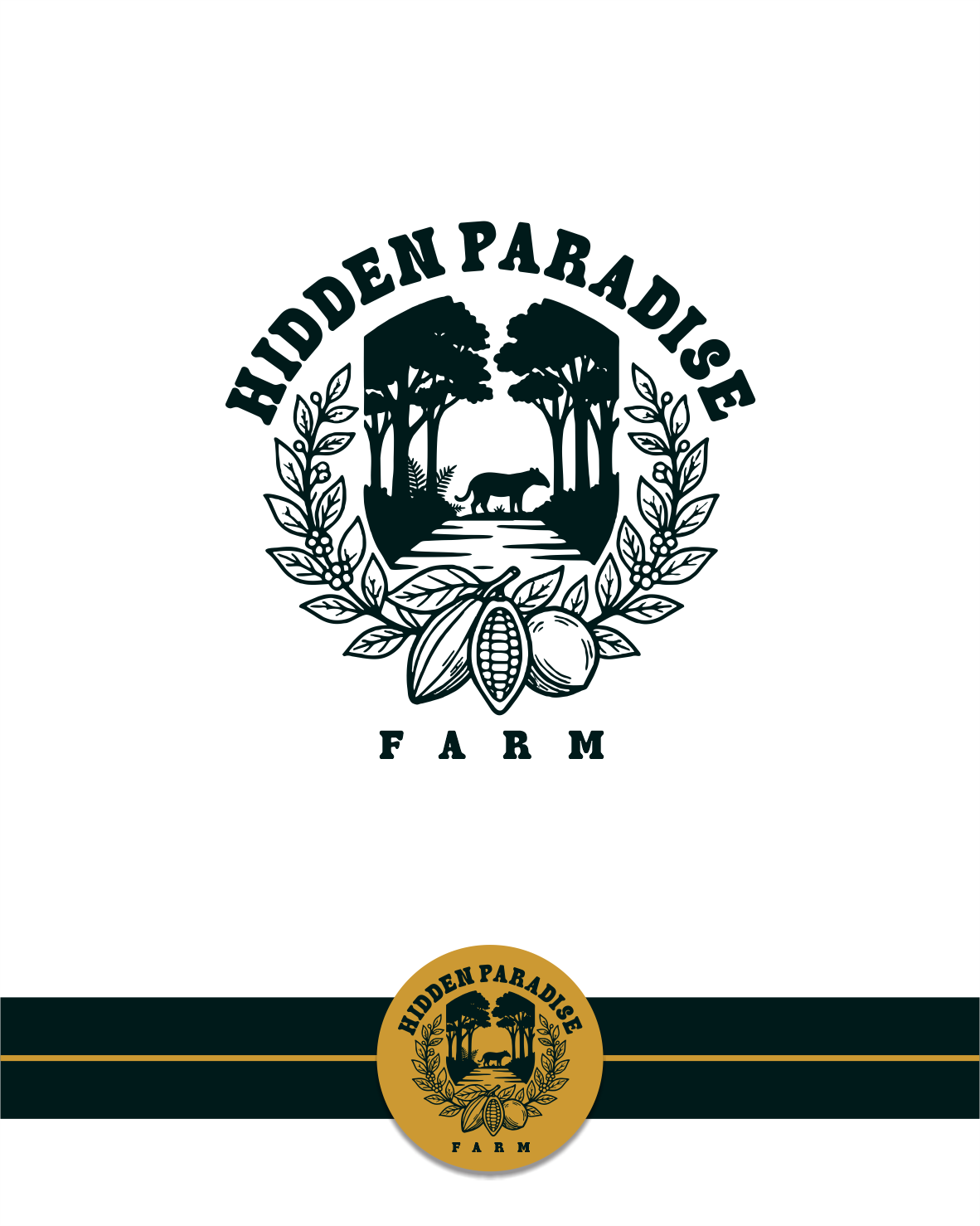 Logo Design by momo57 for Hidden Paradise Farm | Design #37728228