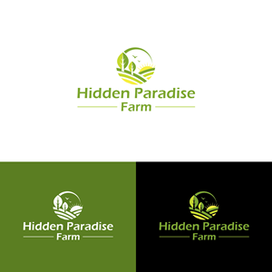 Logo Design by Deziners Zone for Hidden Paradise Farm | Design: #37716577