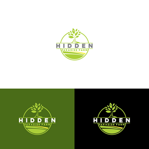 Logo Design by Deziners Zone for Hidden Paradise Farm | Design: #37716578