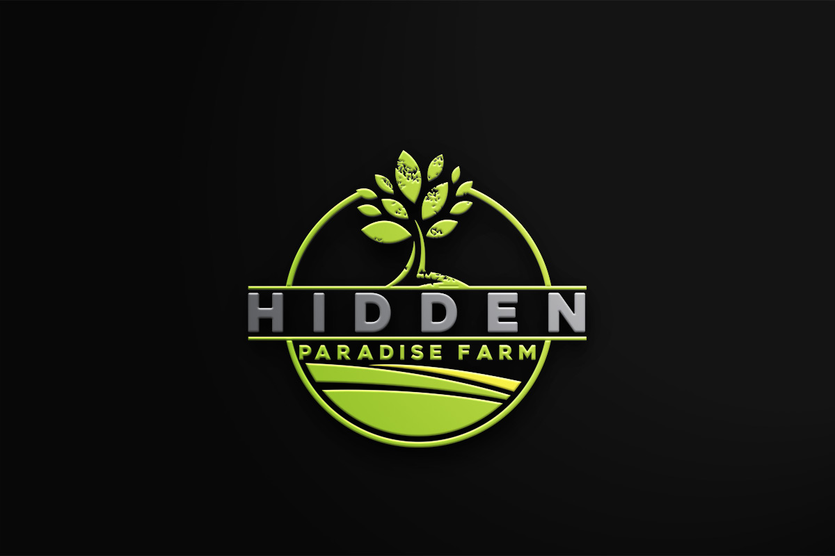 Logo Design by Deziners Zone for Hidden Paradise Farm | Design #37716579
