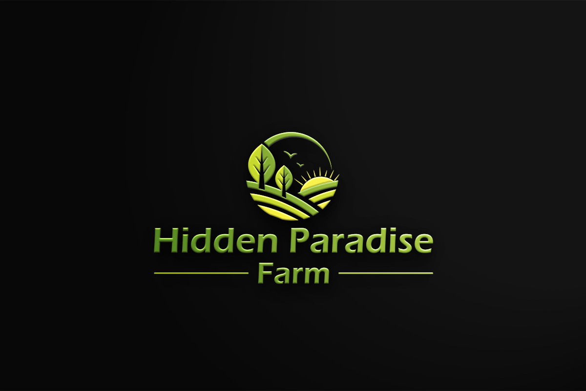 Logo Design by Deziners Zone for Hidden Paradise Farm | Design #37716580