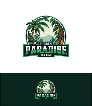 Logo Design by agustian spades for Hidden Paradise Farm | Design: #37724441