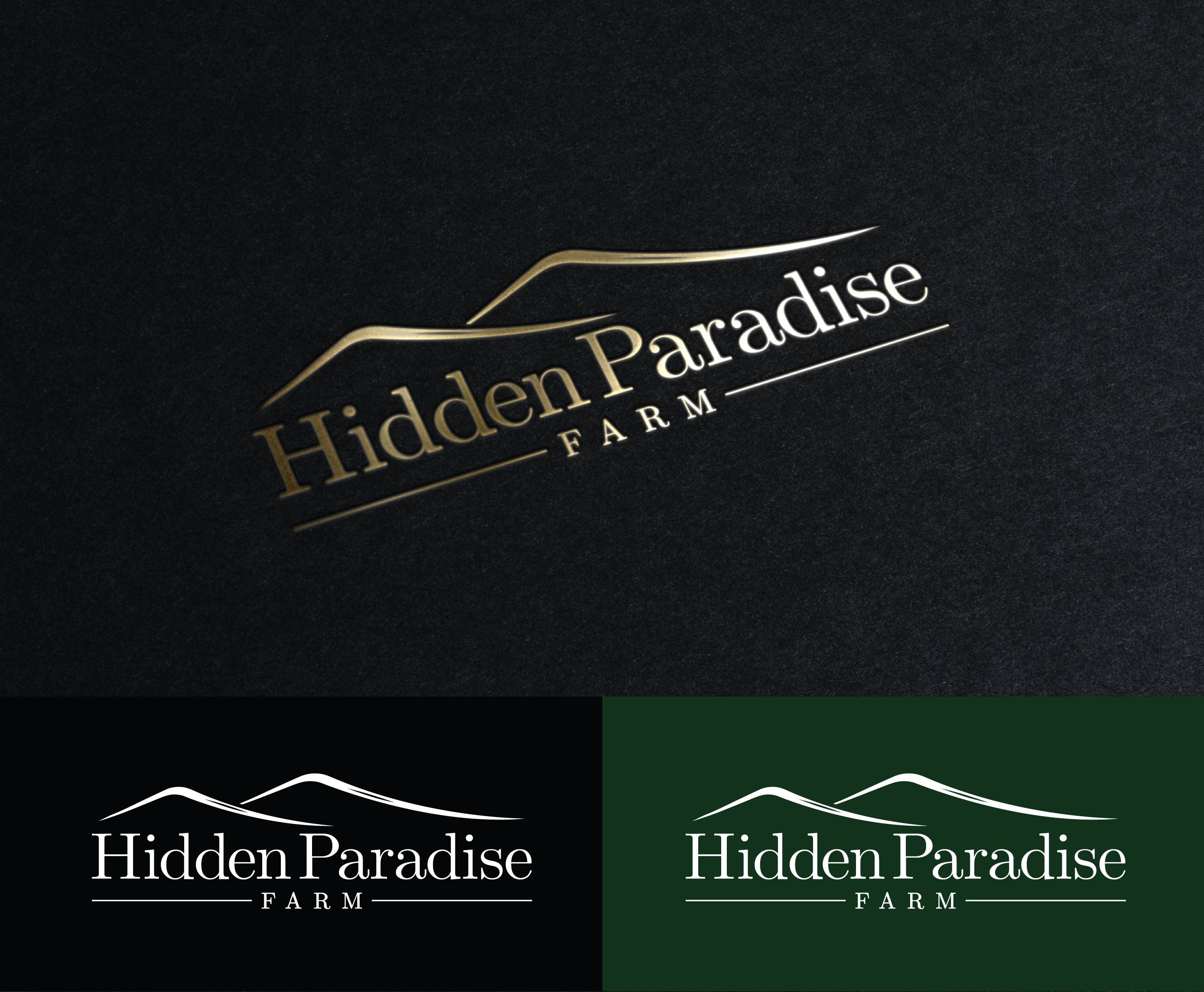 Logo Design by Atec for Hidden Paradise Farm | Design #37718246