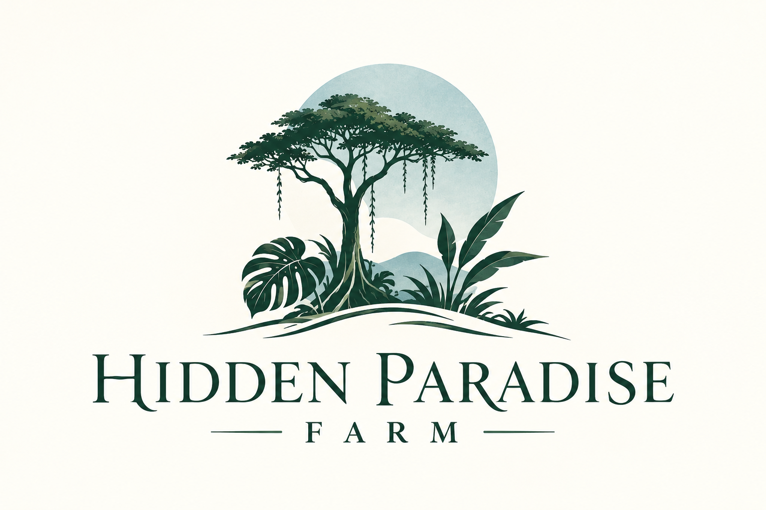 Logo Design by manuel_pernia for Hidden Paradise Farm | Design #37723059