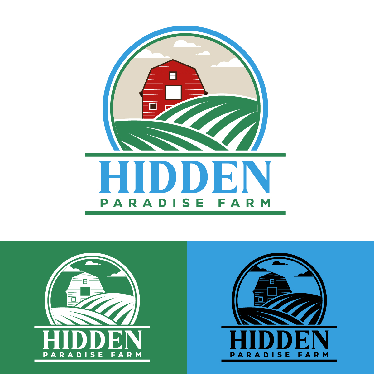Logo Design by DesignLima for Hidden Paradise Farm | Design #37718767