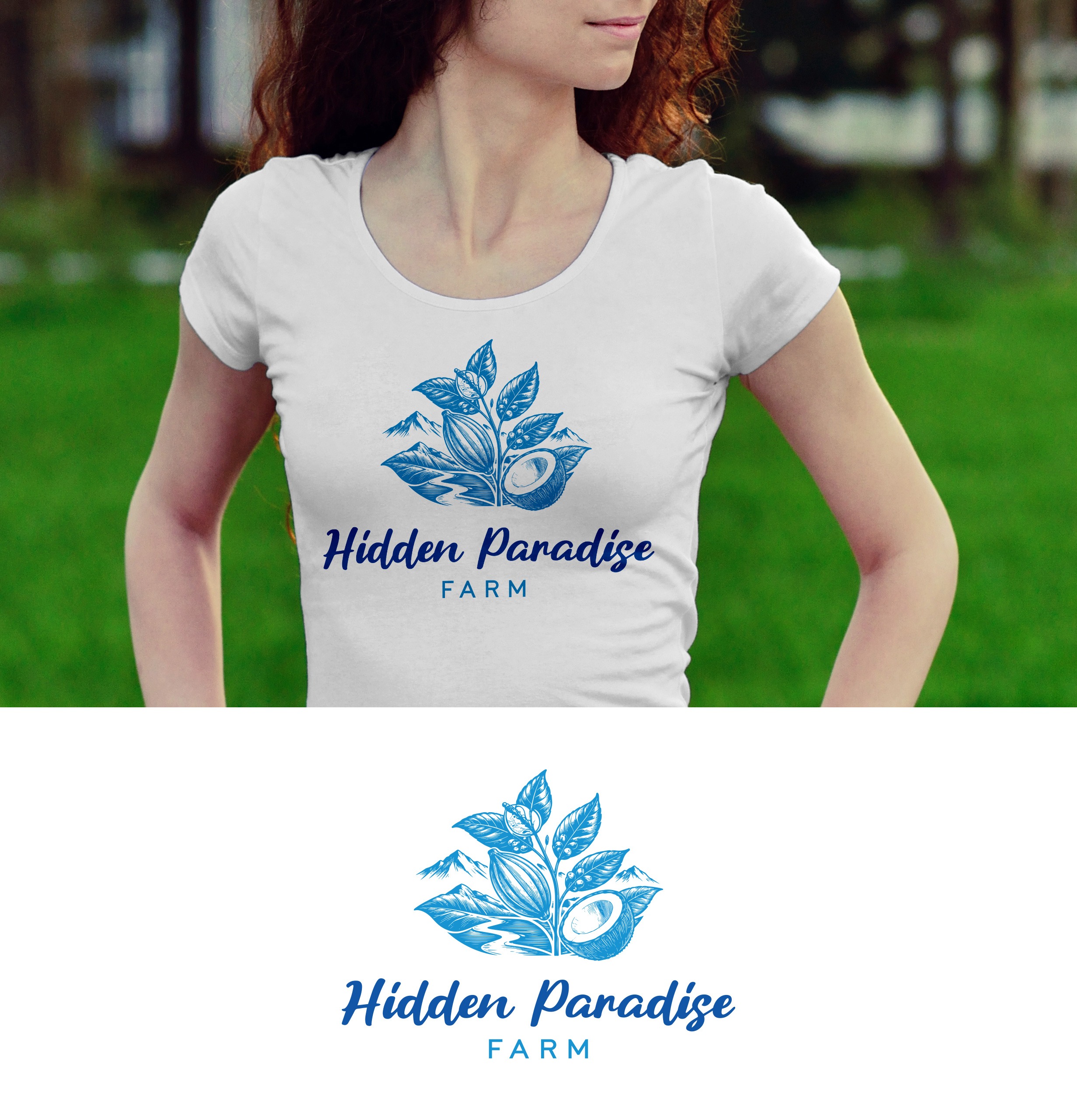 Logo Design by Impressive Designs for Hidden Paradise Farm | Design #37716287