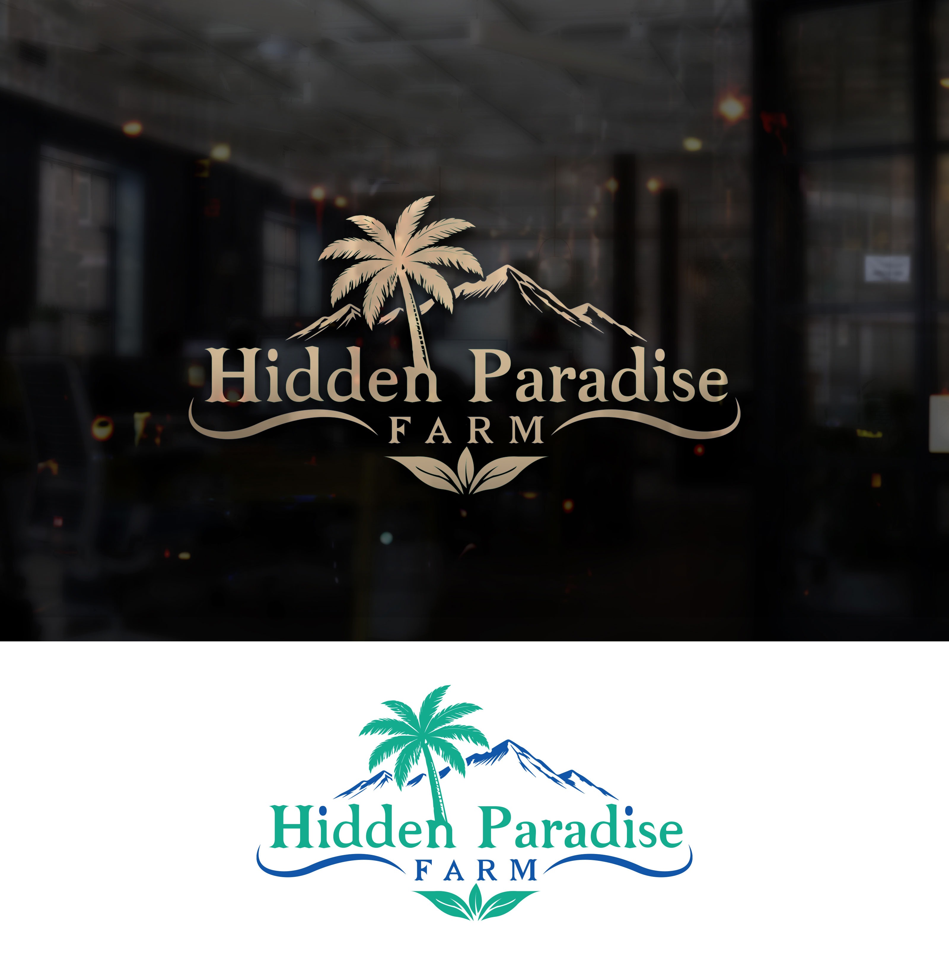 Logo Design by Impressive Designs for Hidden Paradise Farm | Design #37716289