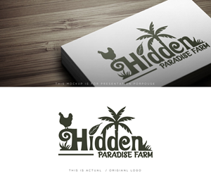 Logo Design by Ansh Design for Hidden Paradise Farm | Design: #37716441
