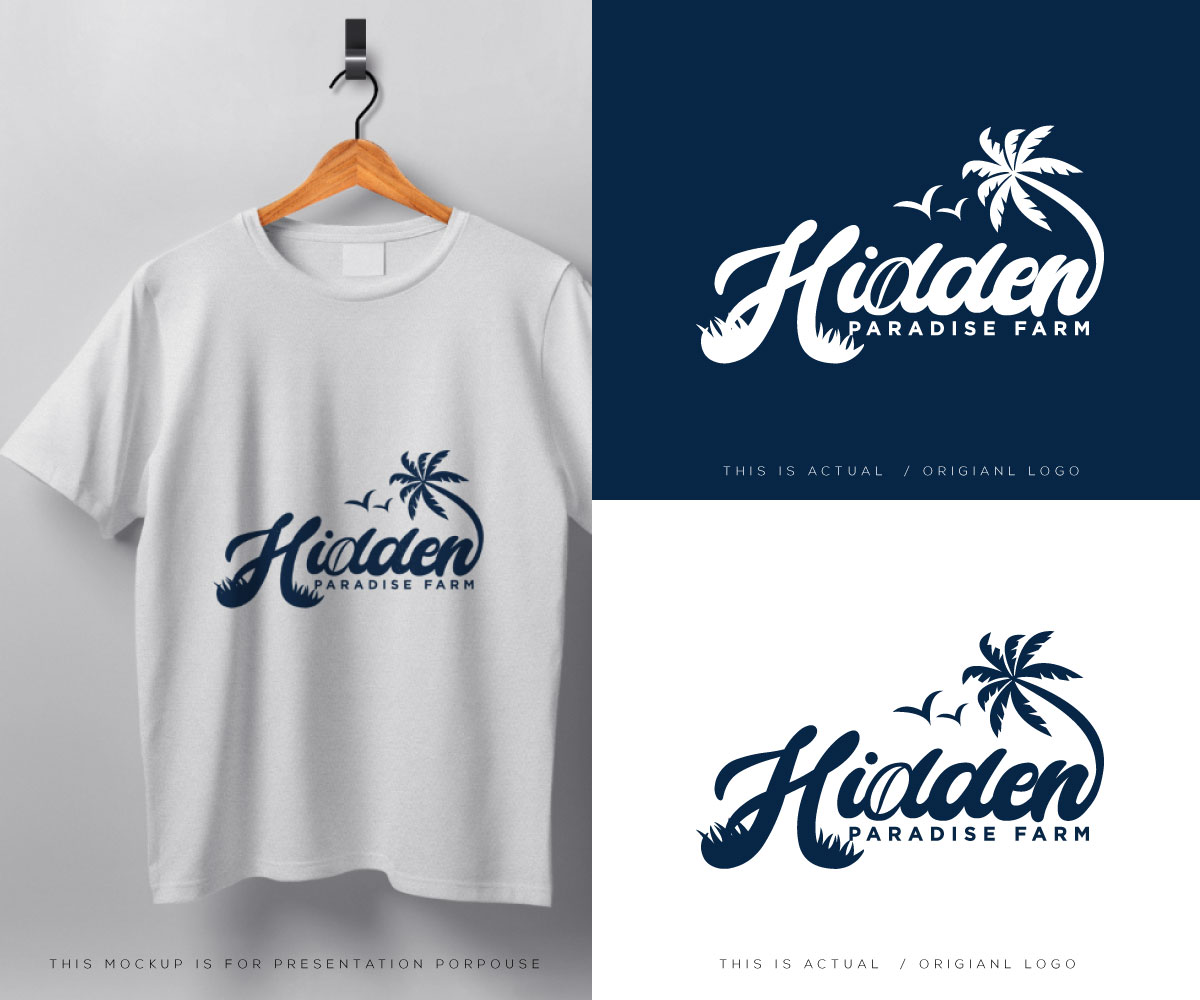 Logo Design by Ansh Design for Hidden Paradise Farm | Design #37716449