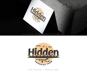 Logo Design by Ansh Design for Hidden Paradise Farm | Design: #37716450