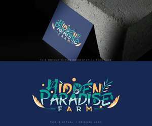 Logo Design by Ansh Design for Hidden Paradise Farm | Design: #37722802