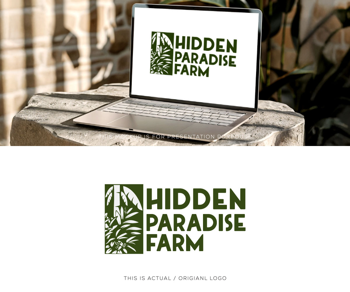 Logo Design by Ansh Design for Hidden Paradise Farm | Design #37722804
