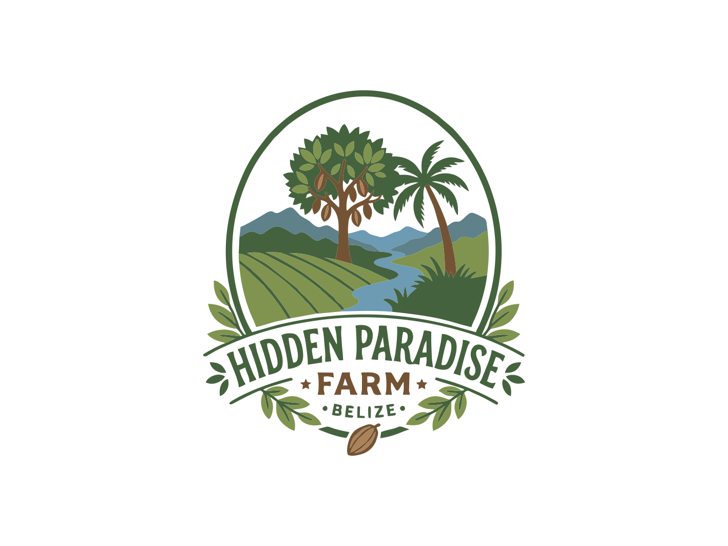 Logo Design by BNdesigner for Hidden Paradise Farm | Design #37716071