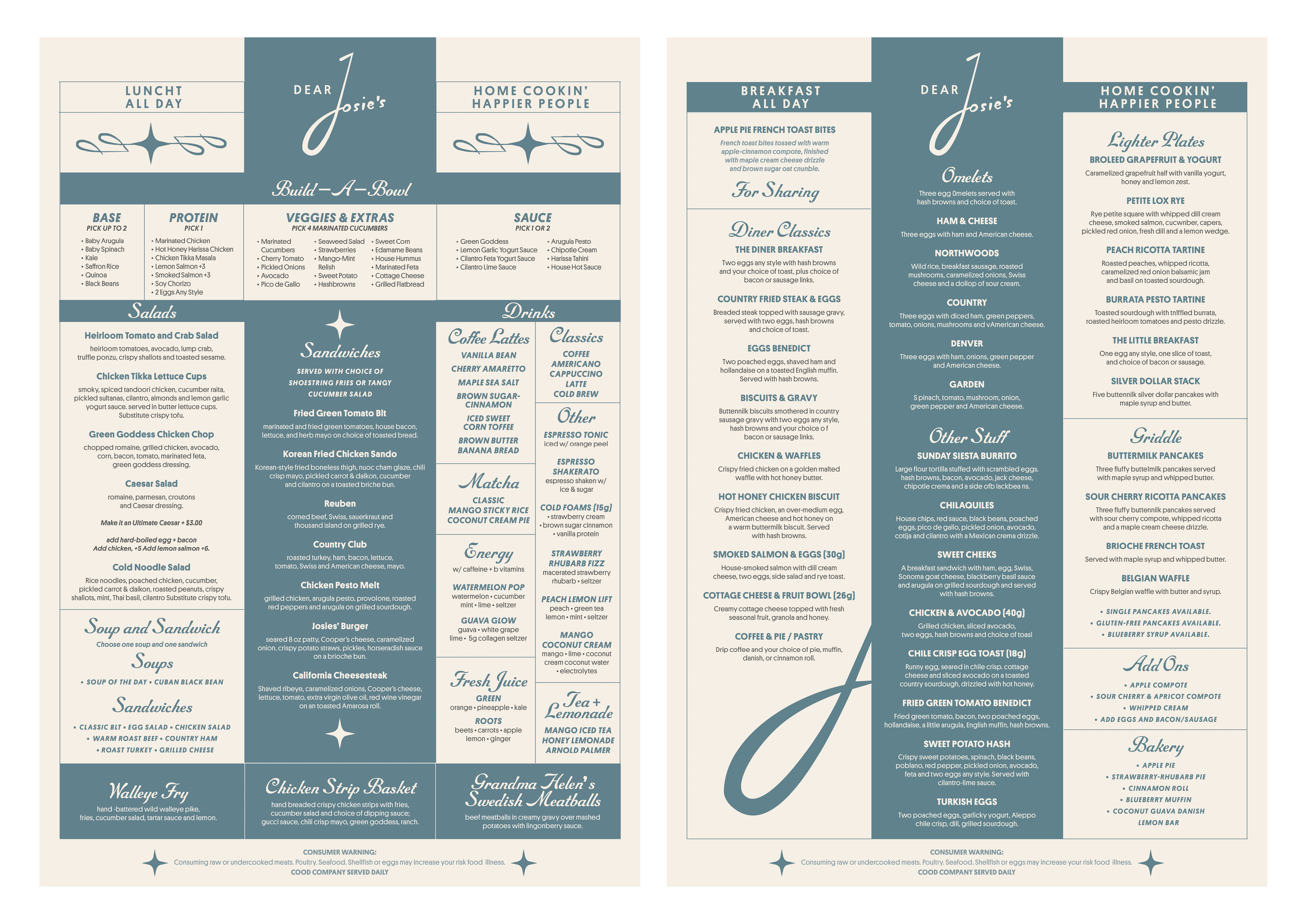 Menu Design by MarkoE for this project | Design #37727197