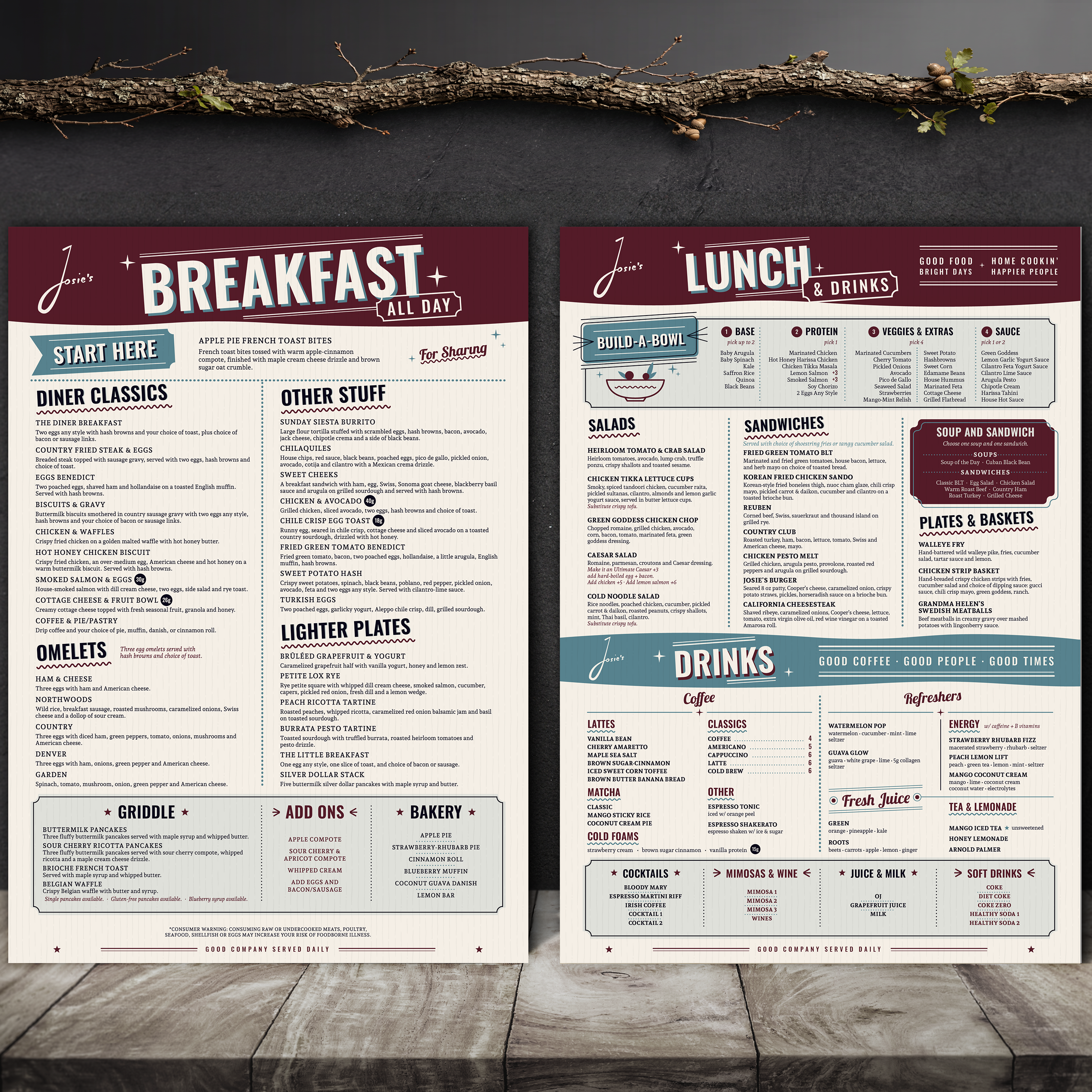 Menu Design by SupDee for this project | Design #37725599