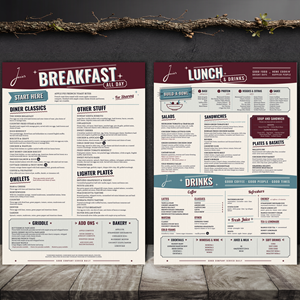 Menu Design by SupDee for this project | Design #37725599
