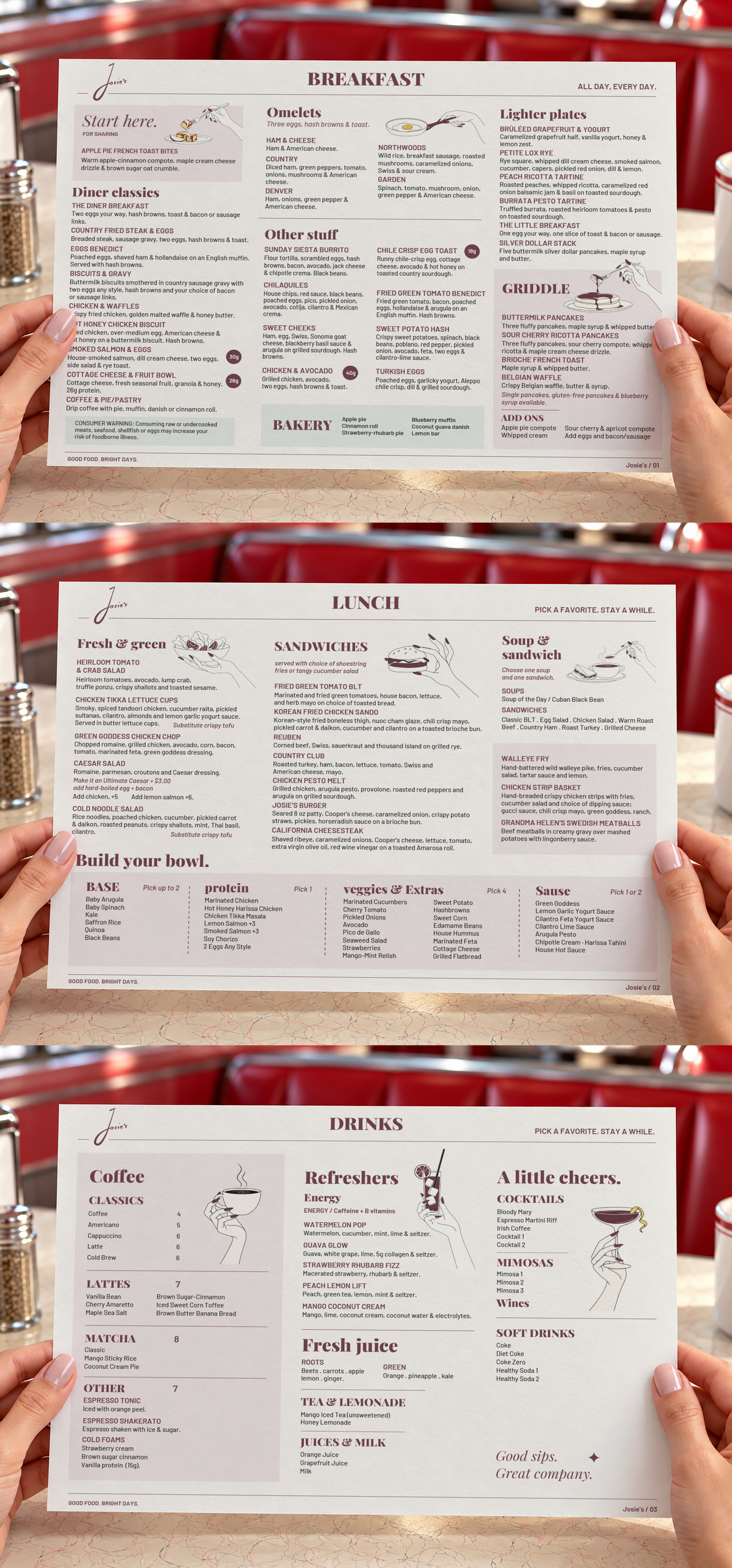 Menu Design by Magdi Bayoumi for this project | Design #37752450