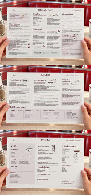 Menu Design by Magdi Bayoumi for this project | Design: #37752450