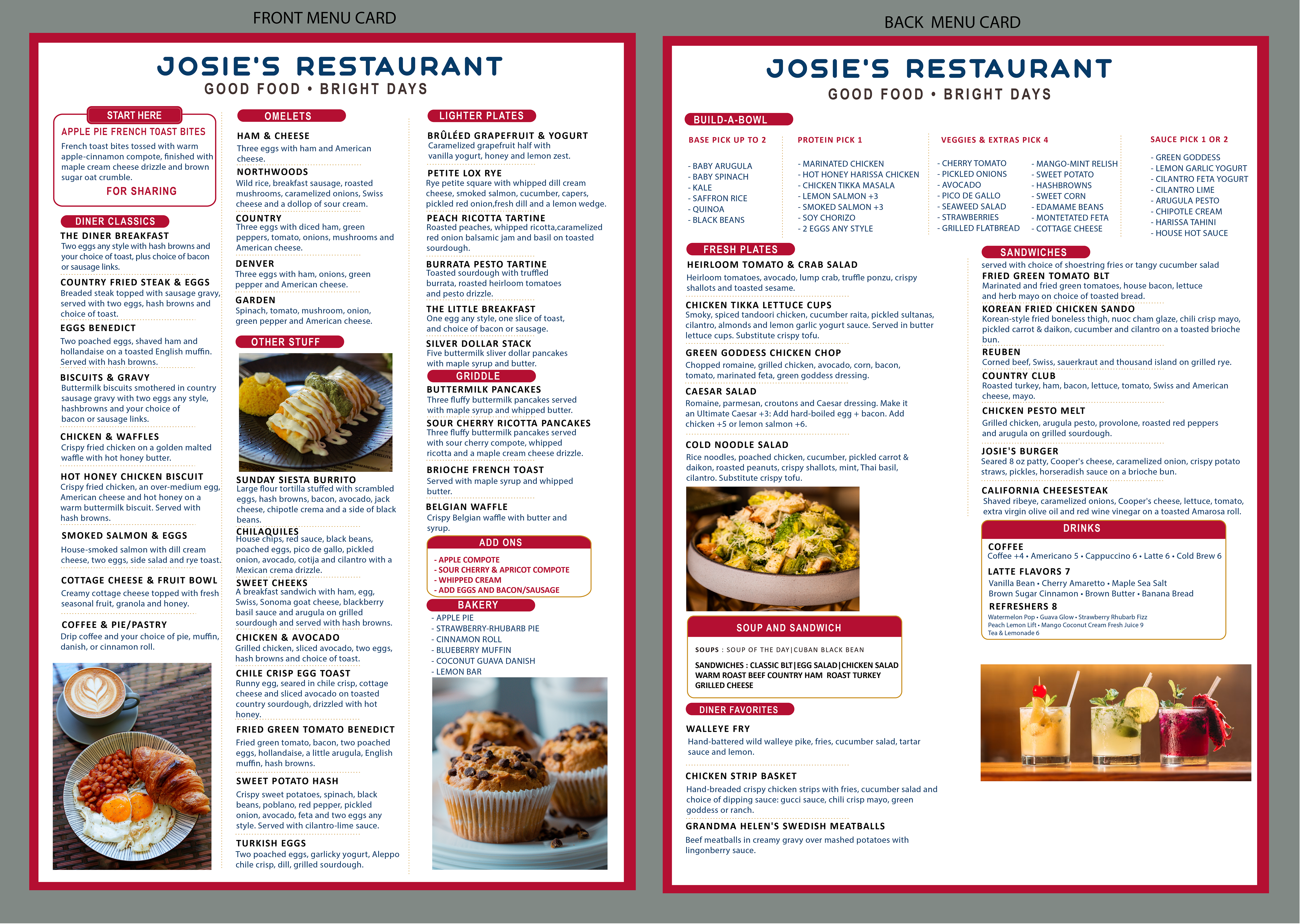 Menu Design by Mr Luca for this project | Design #37736373