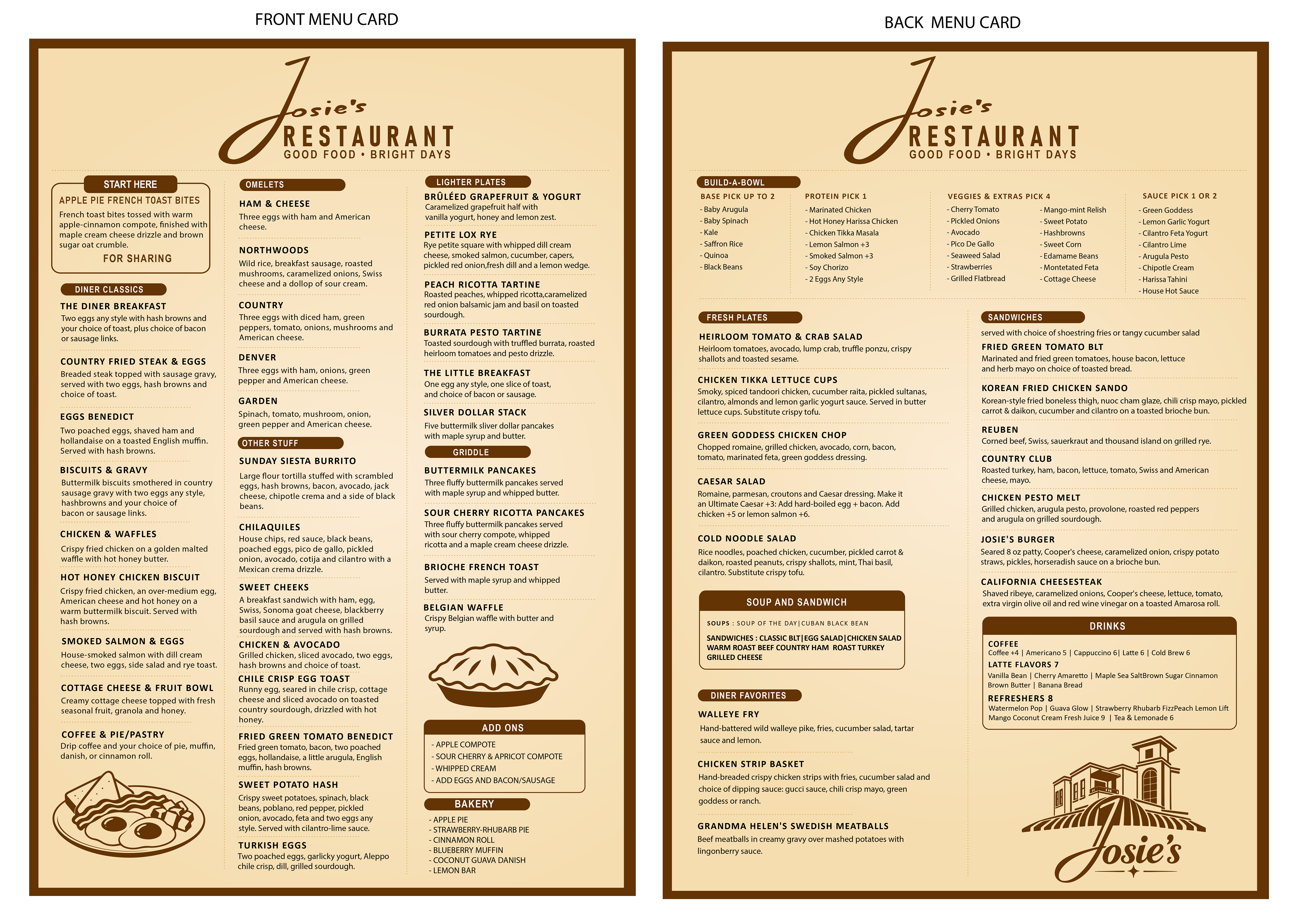 Menu Design by Mr Luca for this project | Design #37737311