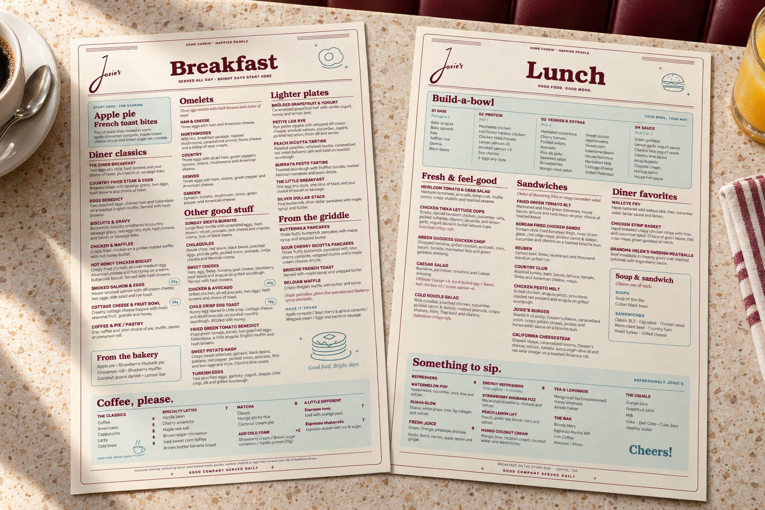 Menu Design by Muhammad Adnan Baloch for this project | Design #37730601