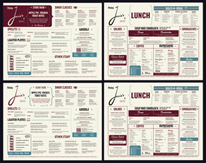 Menu Design by JK18 for this project | Design: #37728587