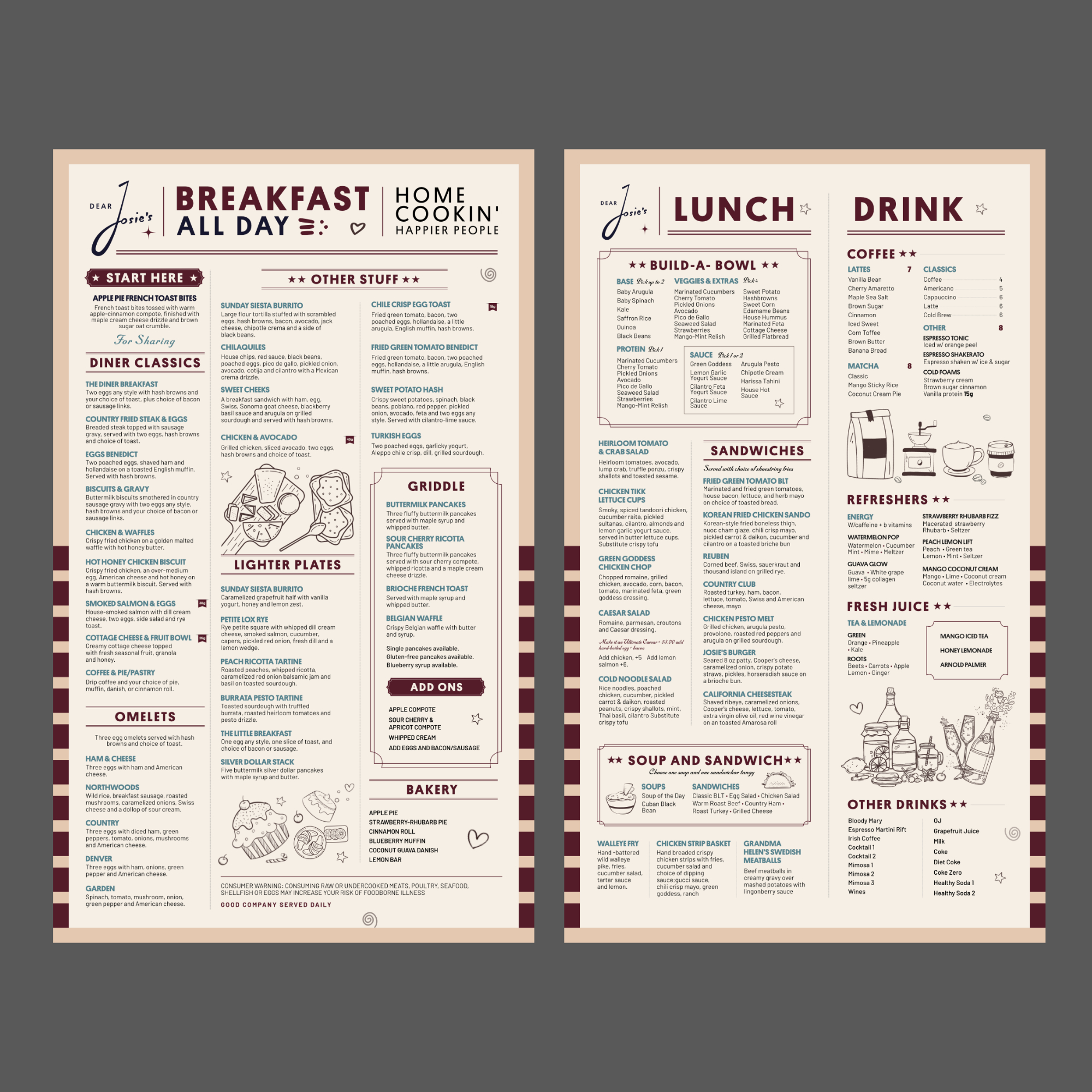 Menu Design by debdesign for this project | Design #37722795