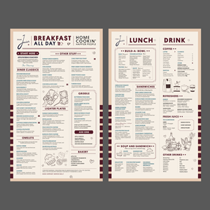 Menu Design by debdesign for this project | Design: #37722795