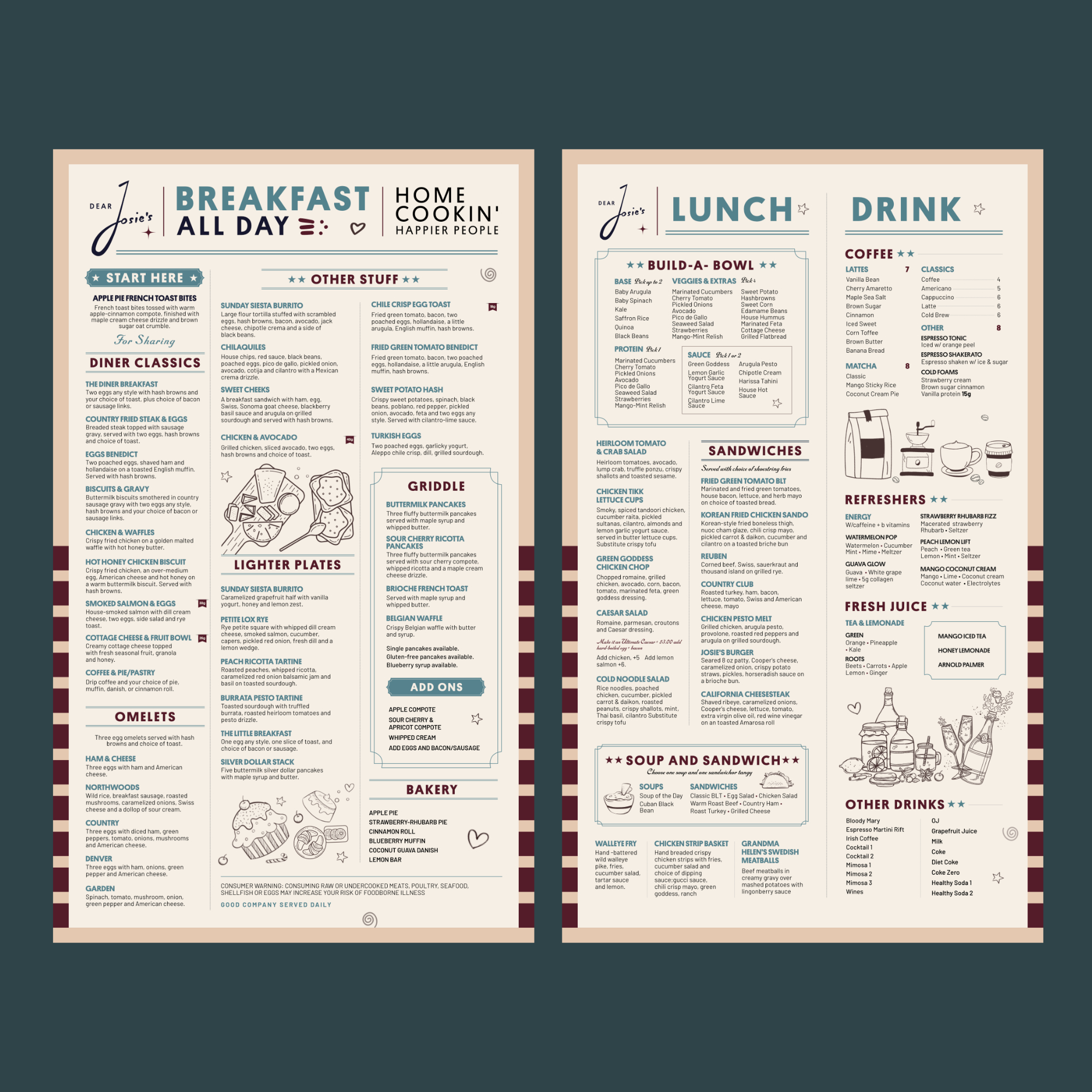 Menu Design by debdesign for this project | Design #37722796