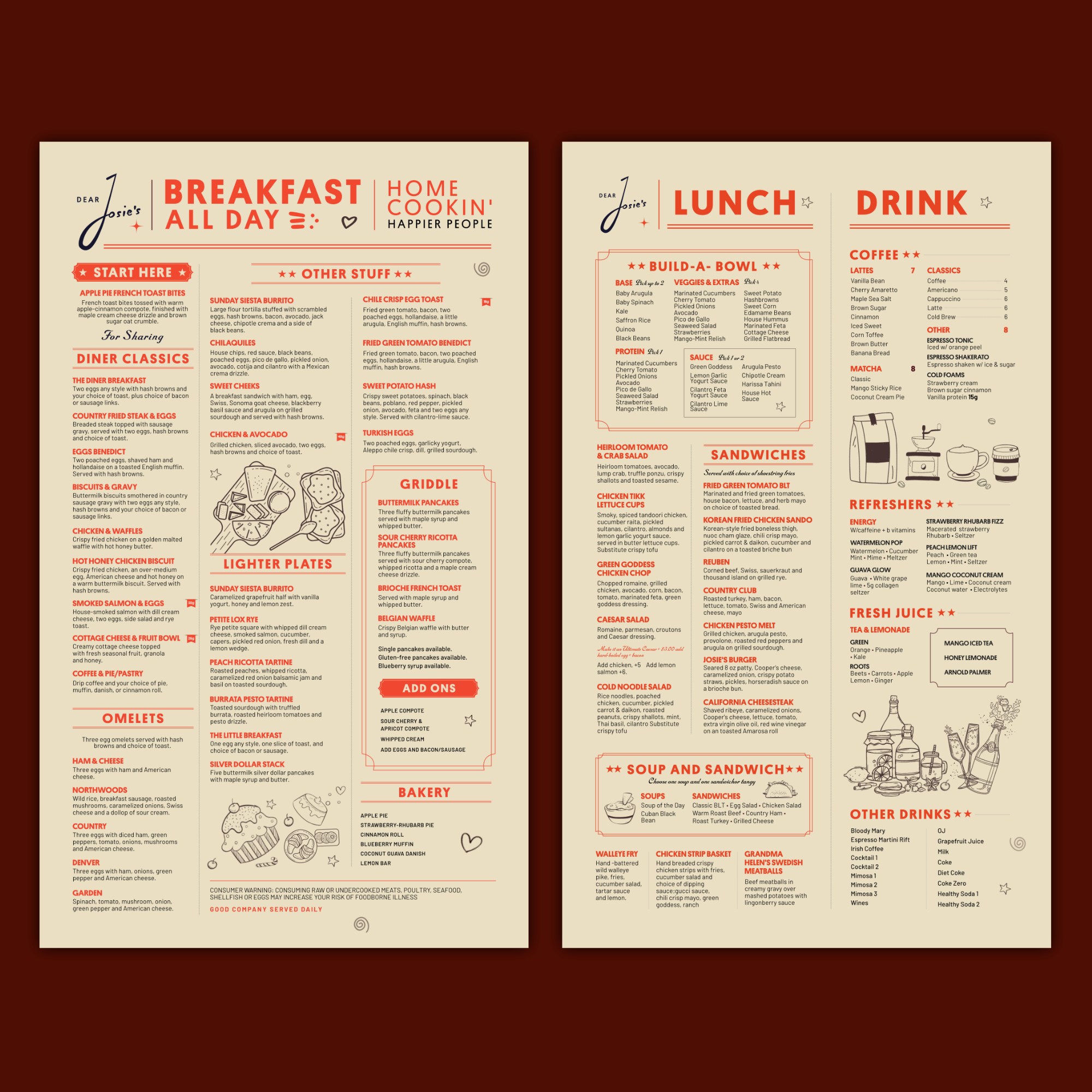 Menu Design by debdesign for this project | Design #37722797