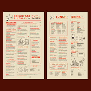 Menu Design by debdesign for this project | Design: #37722797