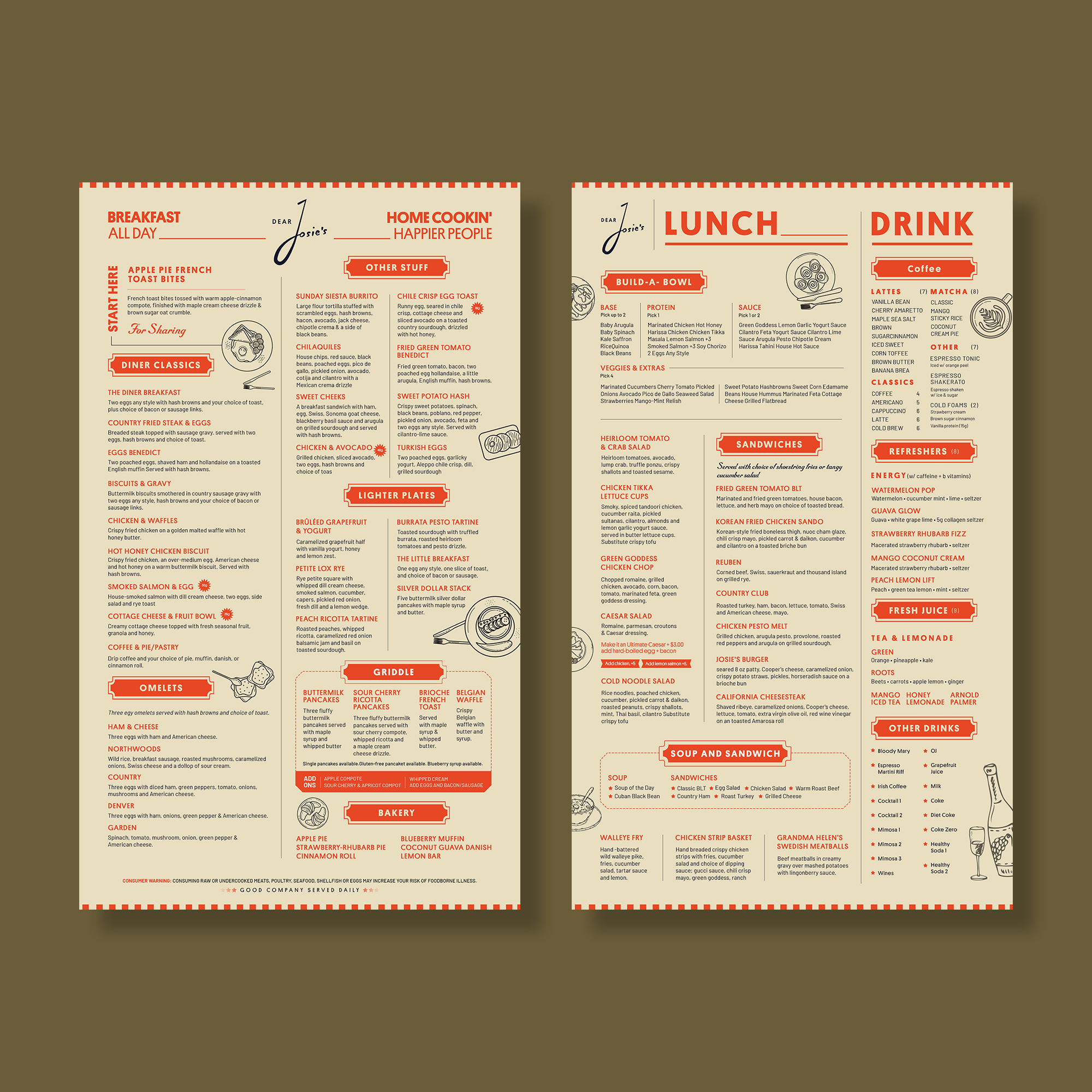 Menu Design by debdesign for this project | Design #37722832