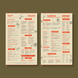 Menu Design by debdesign for this project | Design: #37722832