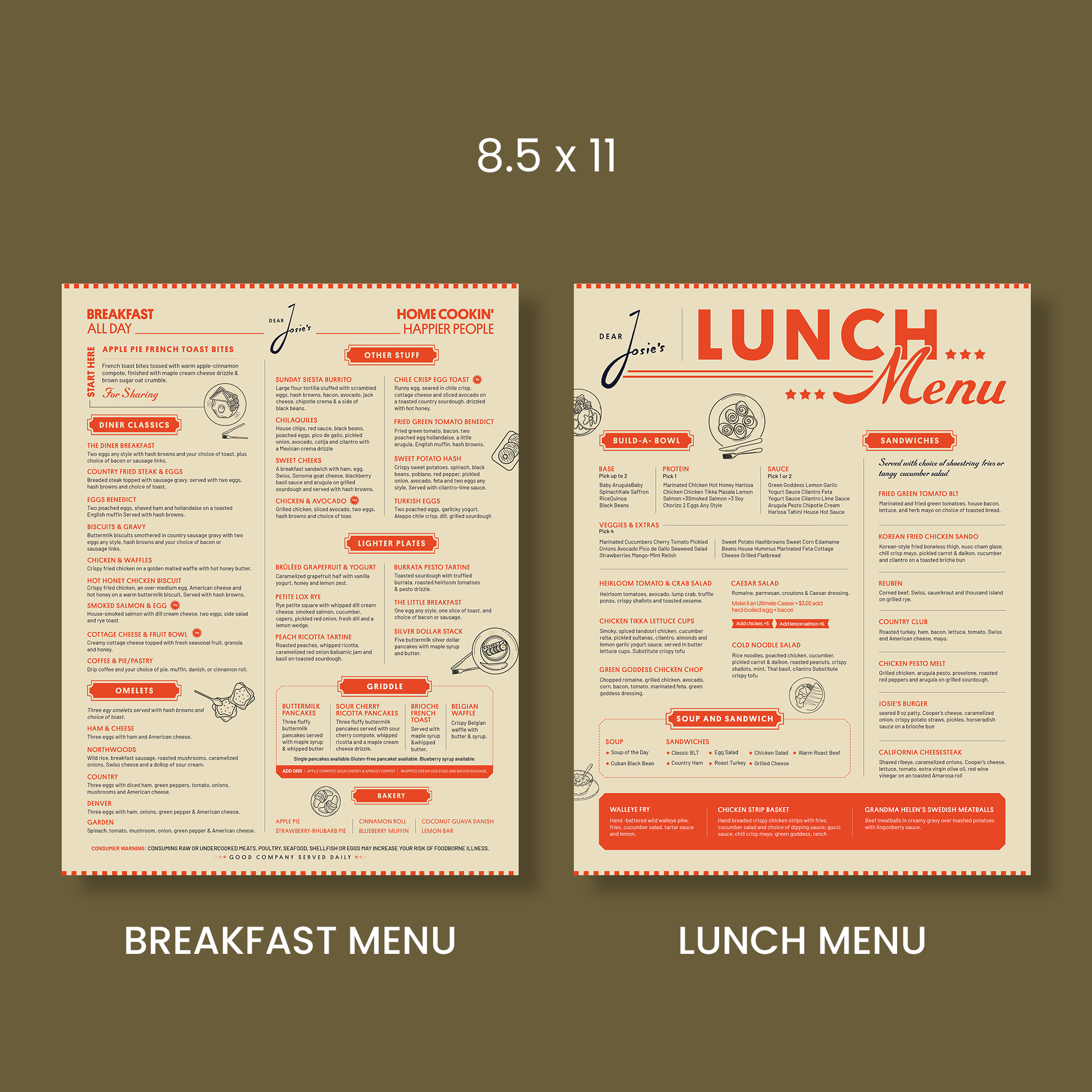 Menu Design by debdesign for this project | Design #37725042
