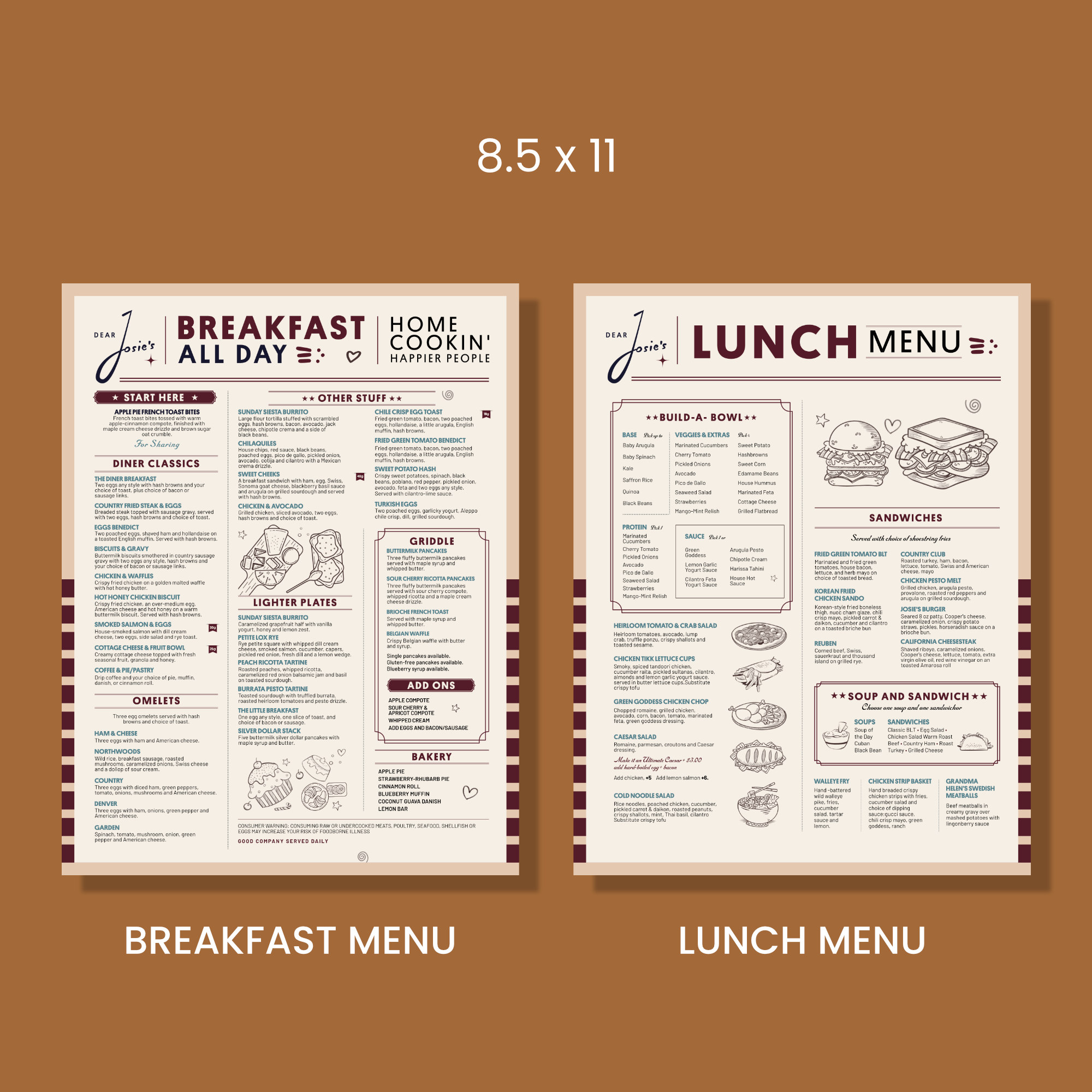 Menu Design by debdesign for this project | Design #37725068