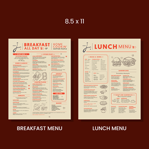 Menu Design by debdesign for this project | Design: #37725069