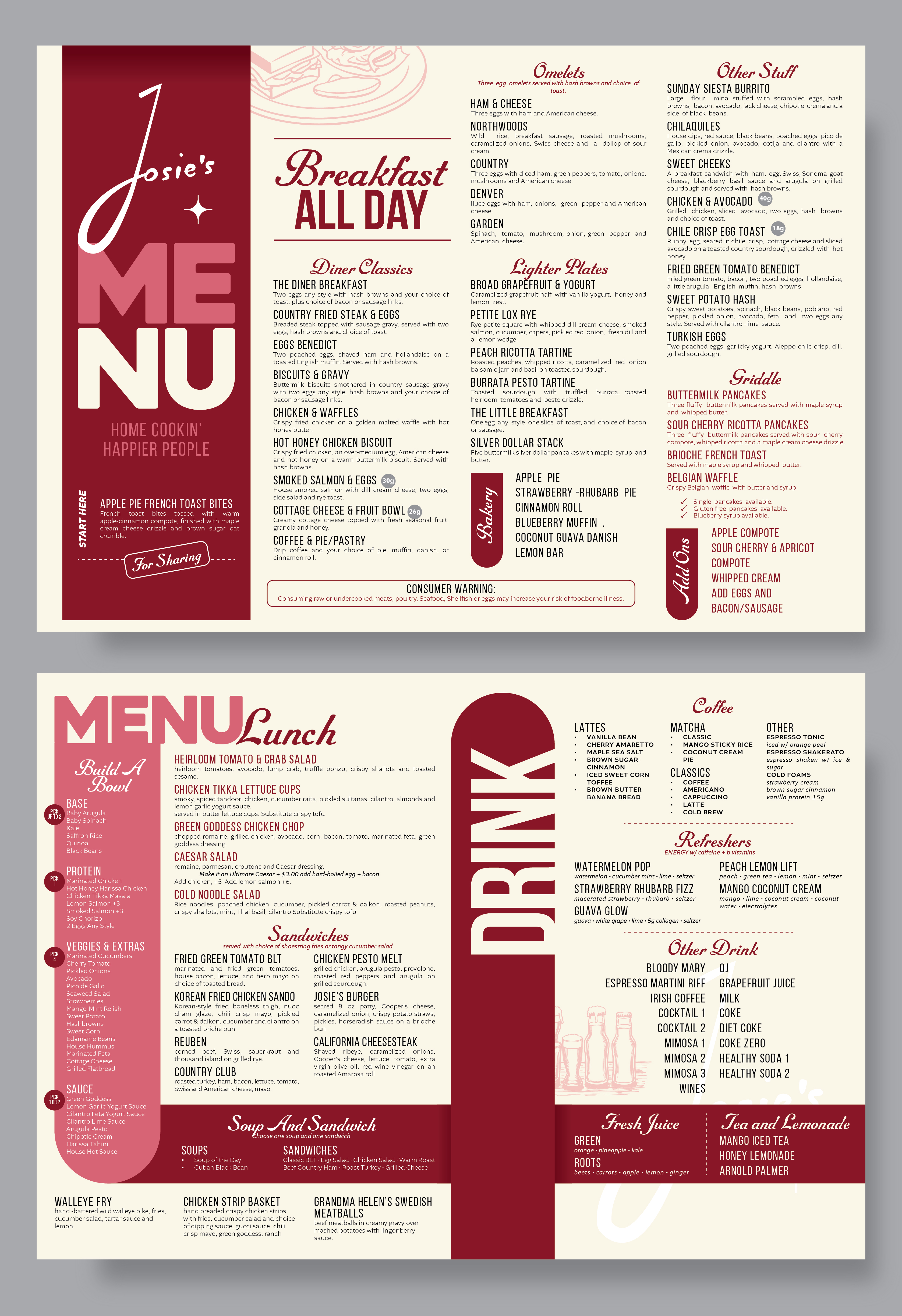 Menu Design by taufik_alrahman for this project | Design #37731884