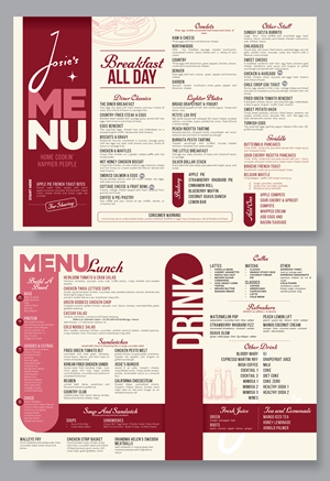 Menu Design by taufik_alrahman for this project | Design: #37731884