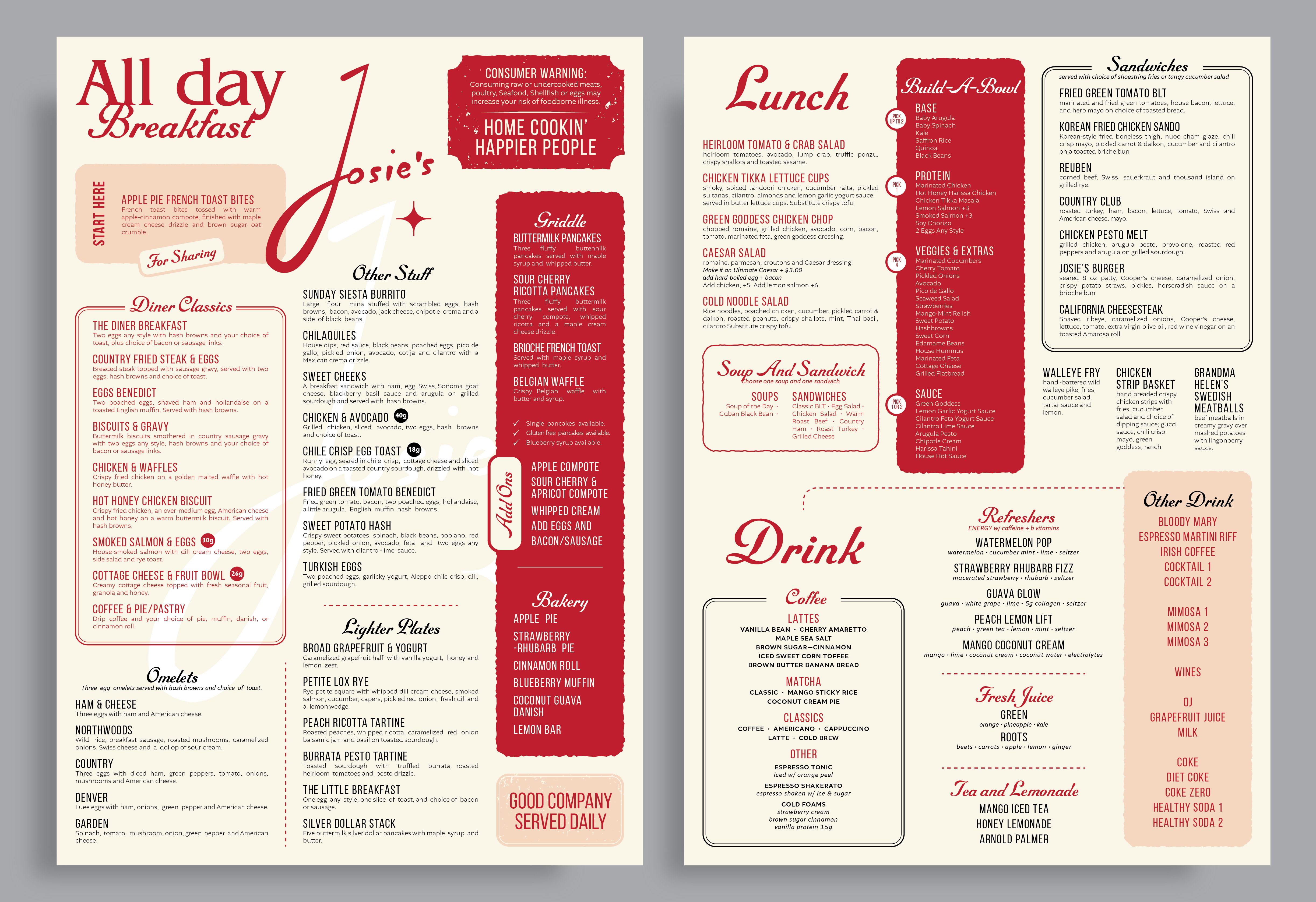 Menu Design by taufik_alrahman for this project | Design: #37738337