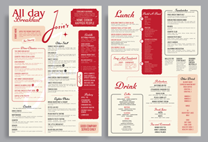 Menu Design by taufik_alrahman for this project | Design: #37738337