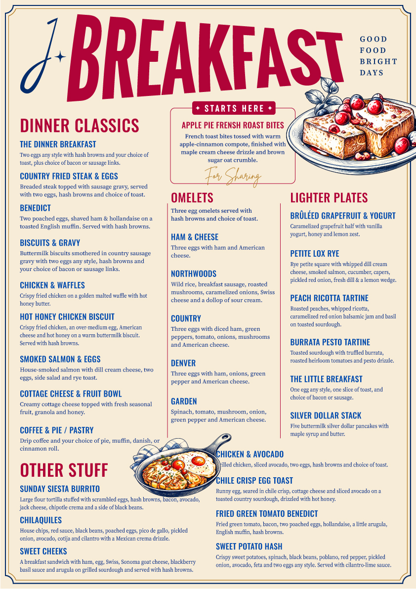 Menu Design by Syed Ajmal Karim for this project | Design #37725473