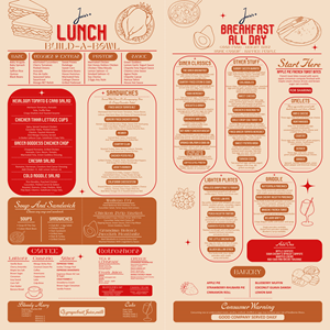 Menu Design by Ansh Design for this project | Design: #37733277