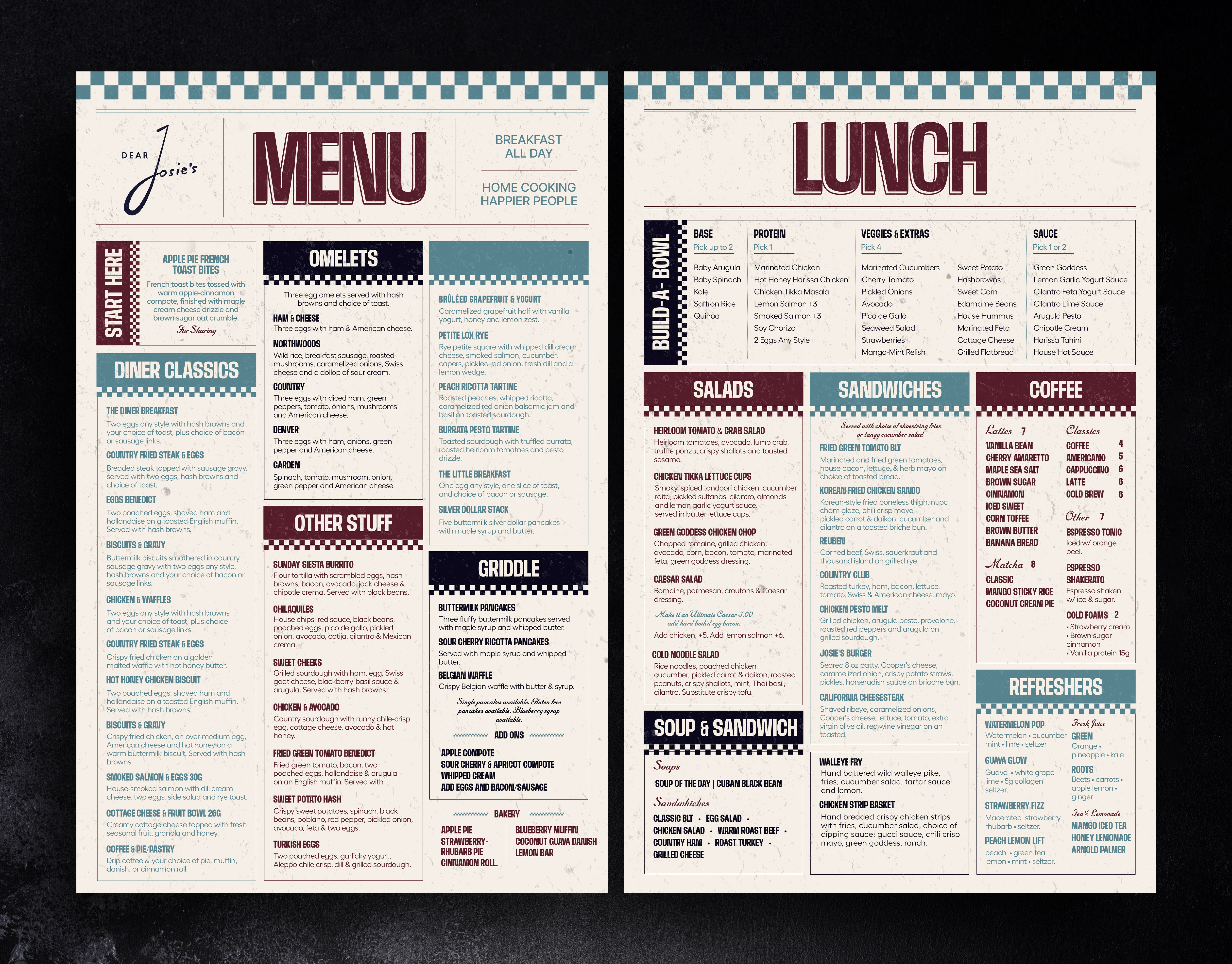 Menu Design by Graphic Guy for this project | Design #37722982
