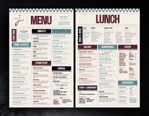 Menu Design by Graphic Guy for this project | Design #37722982