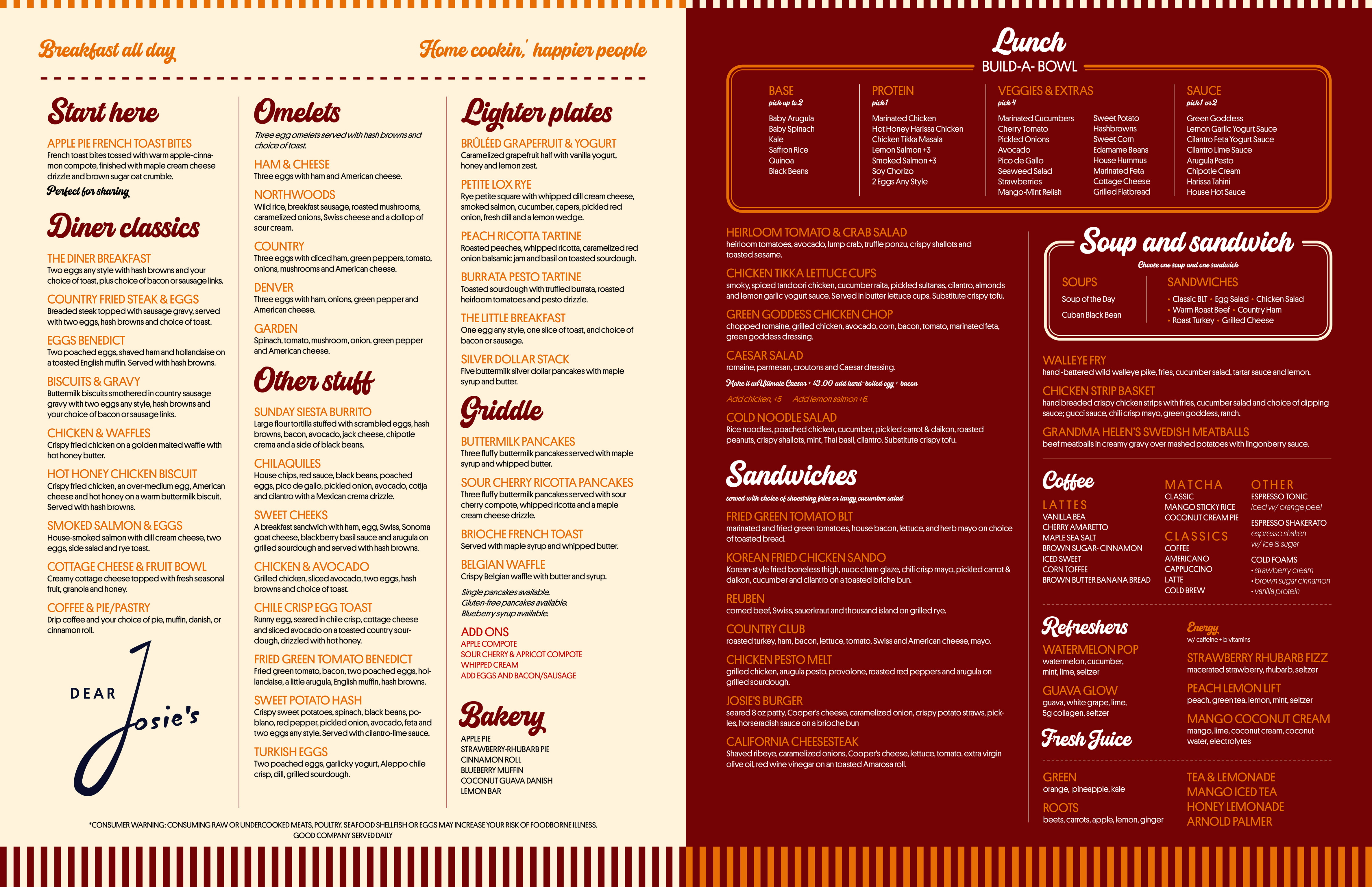 Menu Design by Tony 81 for this project | Design #37729701