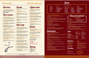 Menu Design by Tony 81 for this project | Design #37729701