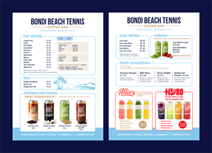 Menu Design by design.picnic for this project | Design: #37728794